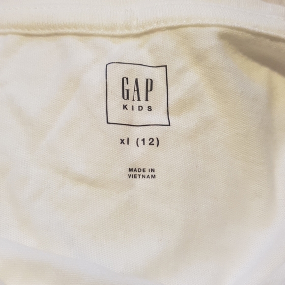 Gap girls size 12 white long sleeved shirt - Picture 2 of 4